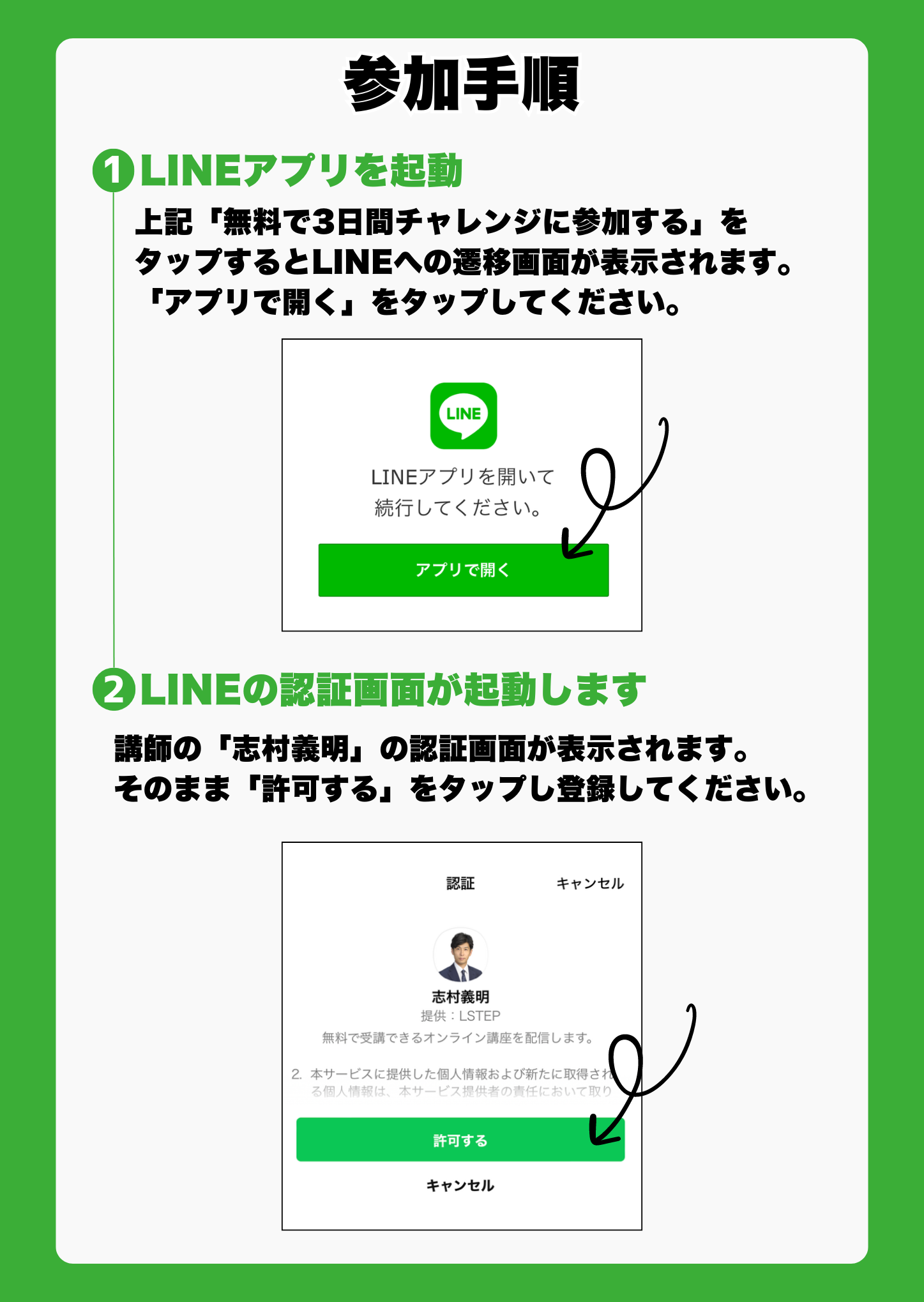 LINE登録方法